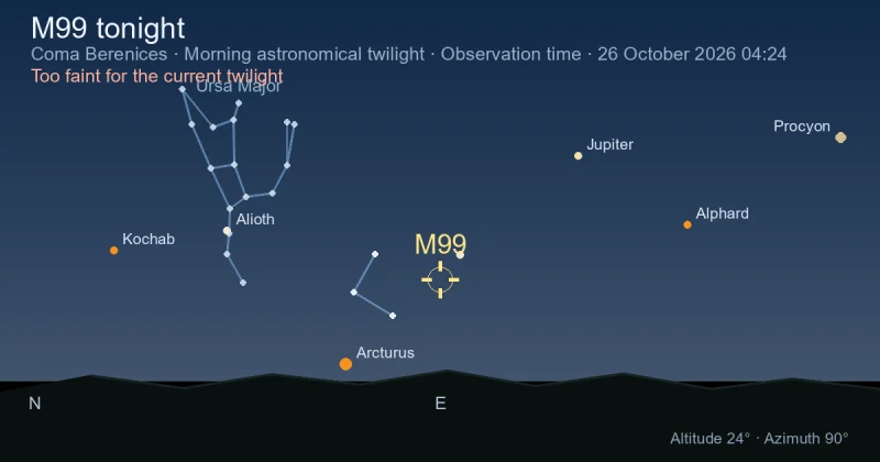 M99 tonight