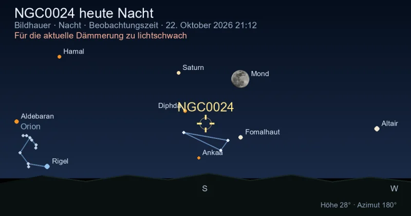 NGC0024 heute Nacht