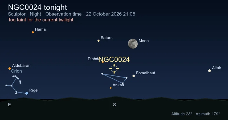 NGC0024 tonight