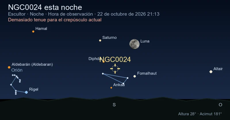 NGC0024 esta noche