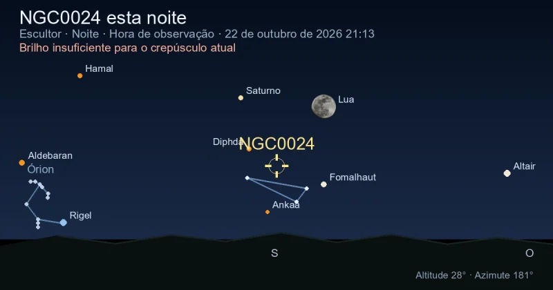 NGC0024 esta noite