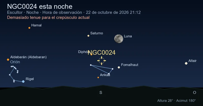 NGC0024 esta noche