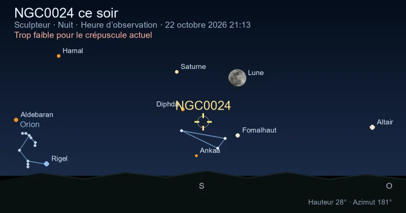 NGC0024 ce soir