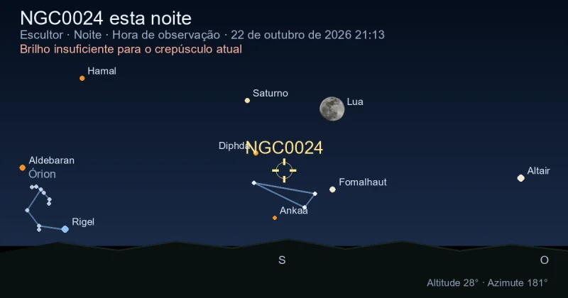 NGC0024 esta noite