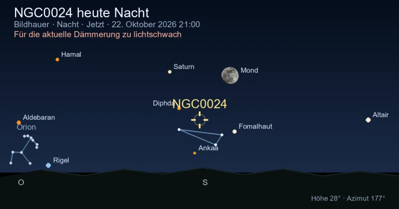NGC0024 heute Nacht