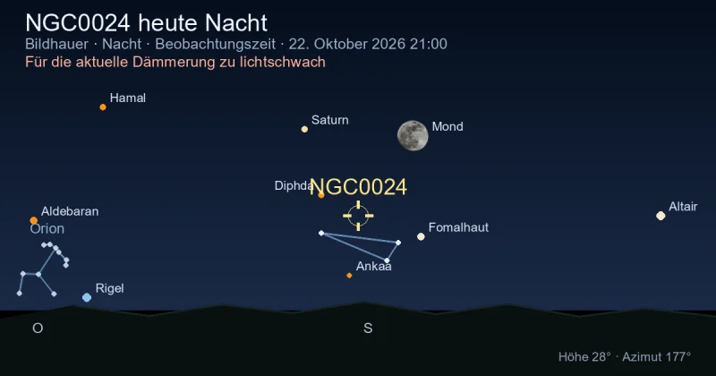 NGC0024 heute Nacht