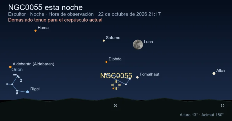 NGC0055 esta noche