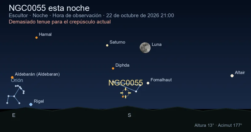 NGC0055 esta noche