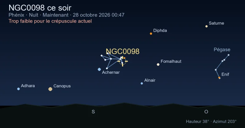 NGC0098 ce soir