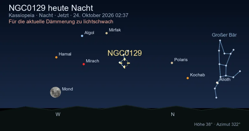 NGC0129 heute Nacht