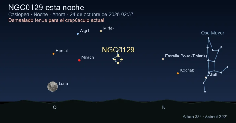 NGC0129 esta noche