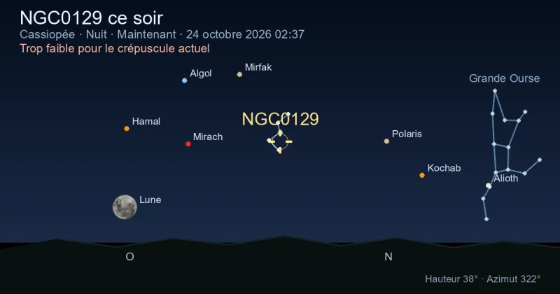 NGC0129 ce soir