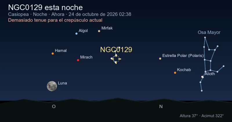 NGC0129 esta noche