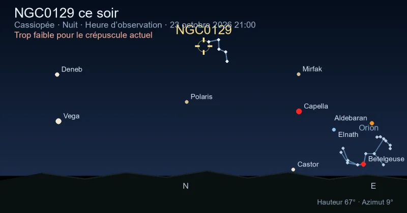 NGC0129 ce soir