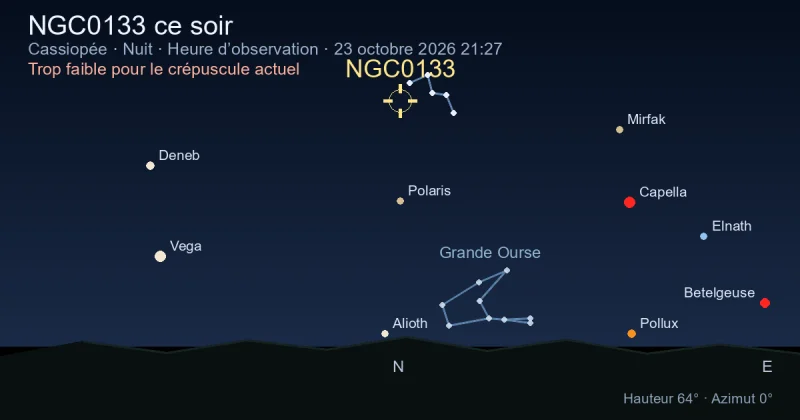 NGC0133 ce soir
