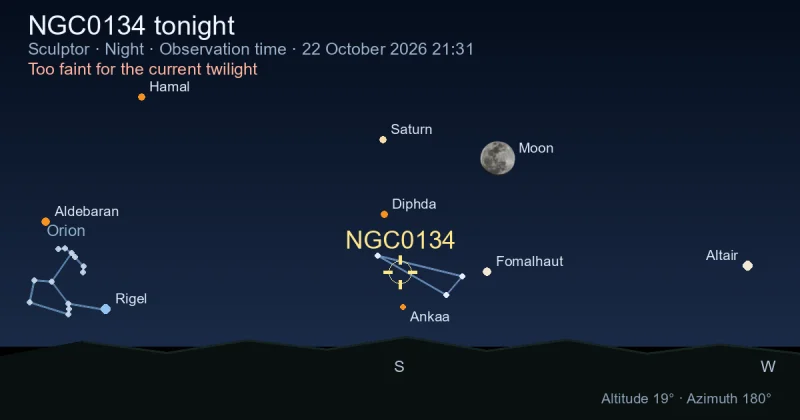 NGC0134 tonight