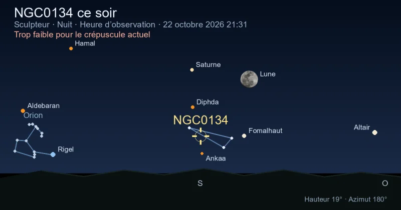 NGC0134 ce soir