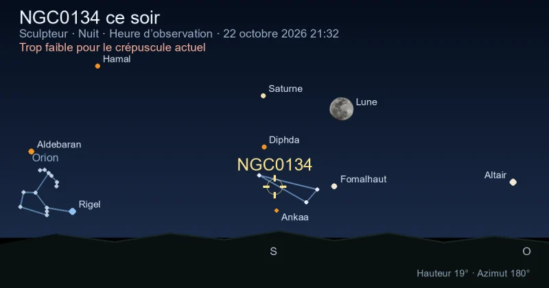NGC0134 ce soir