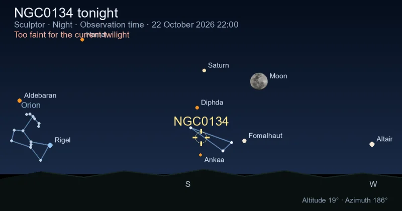 NGC0134 tonight