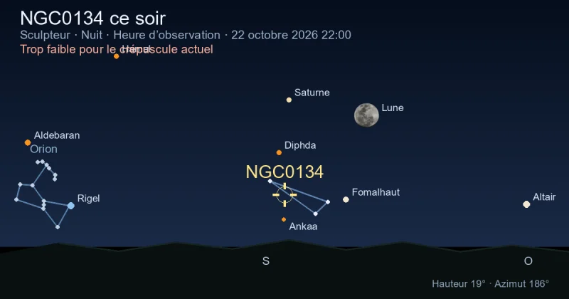 NGC0134 ce soir