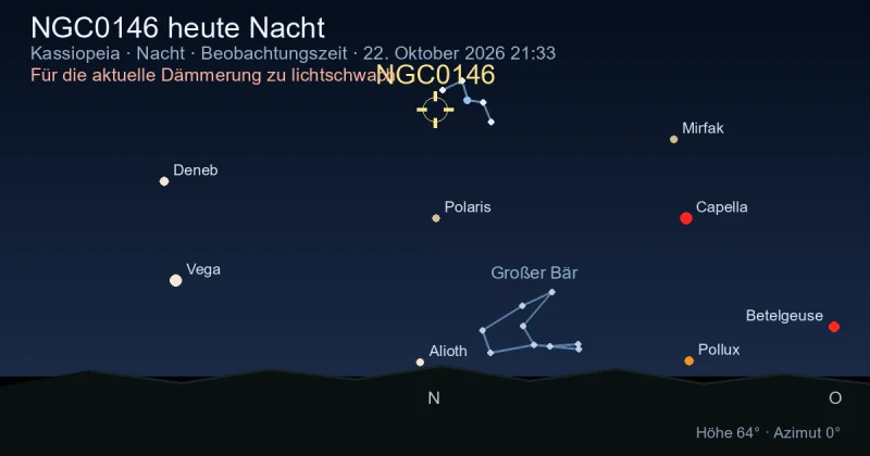 NGC0146 heute Nacht