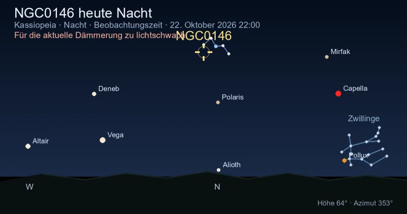 NGC0146 heute Nacht