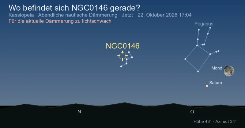 Wo befindet sich NGC0146 gerade?