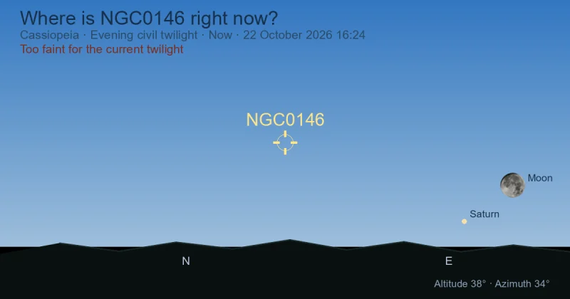 Where is NGC0146 right now?