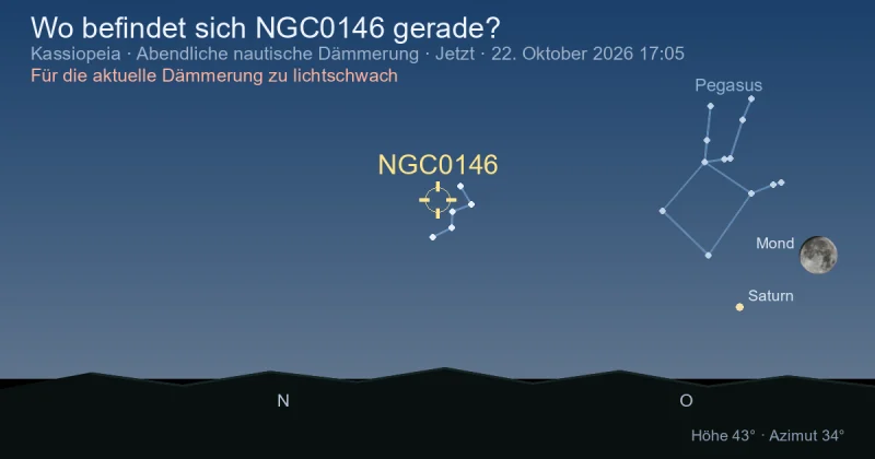 Wo befindet sich NGC0146 gerade?