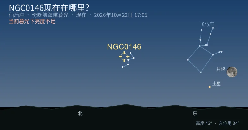 NGC0146现在在哪里?