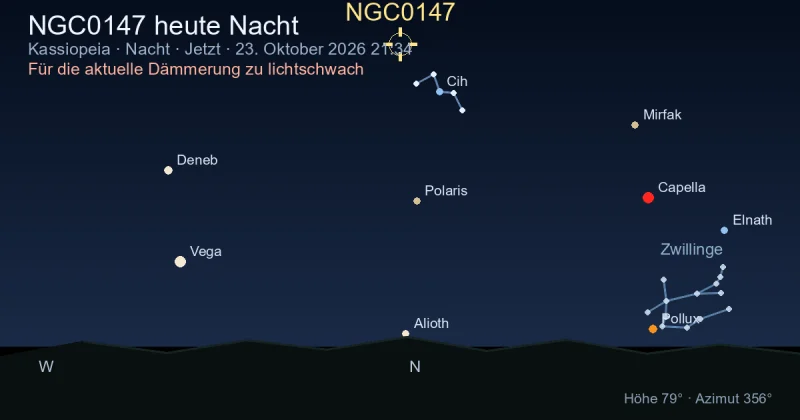 NGC0147 heute Nacht