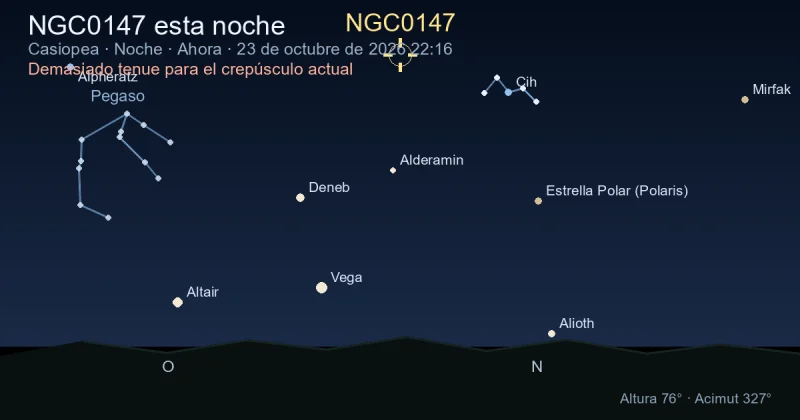 NGC0147 esta noche