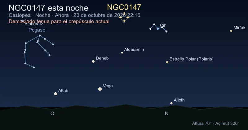 NGC0147 esta noche