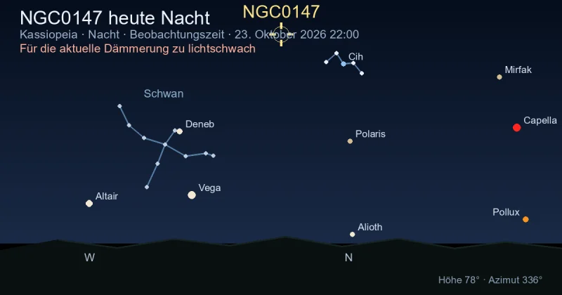 NGC0147 heute Nacht