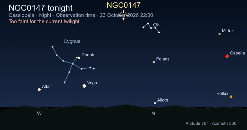 NGC0147 tonight