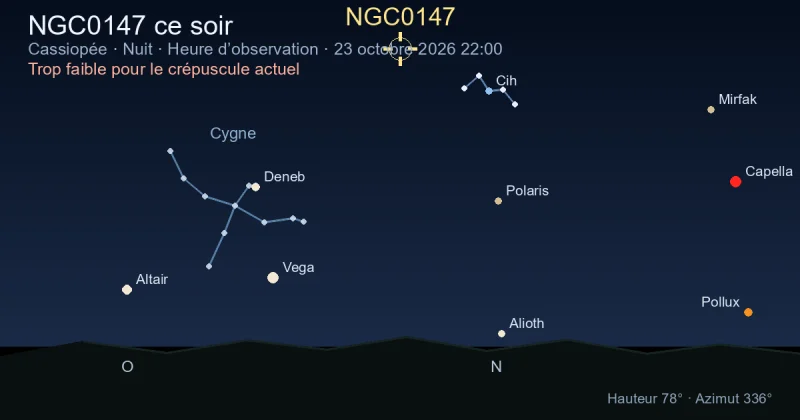 NGC0147 ce soir