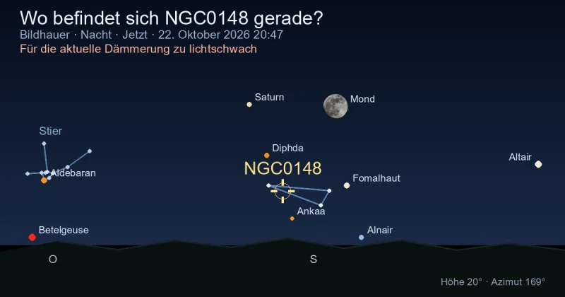 Wo befindet sich NGC0148 gerade?