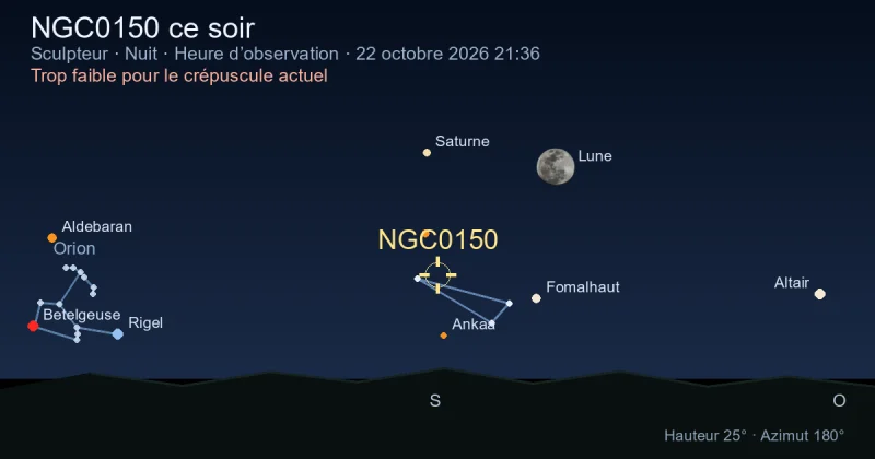 NGC0150 ce soir