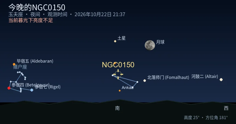 今晚的NGC0150