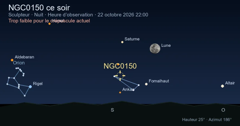 NGC0150 ce soir