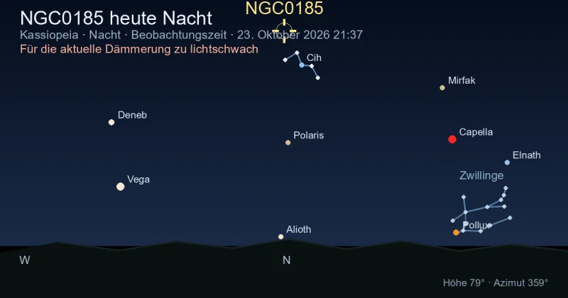 NGC0185 heute Nacht