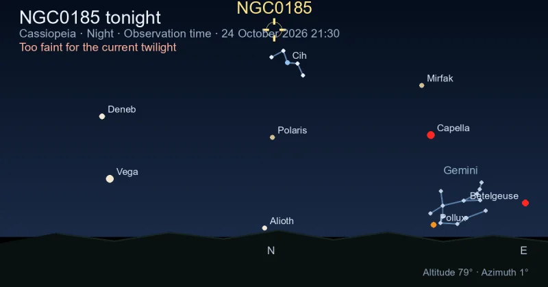 NGC0185 tonight