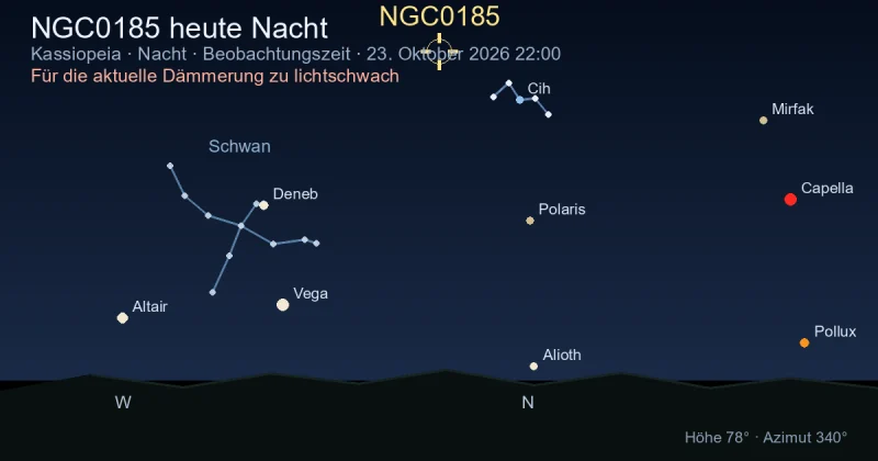 NGC0185 heute Nacht