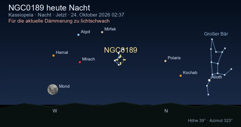 NGC0189 heute Nacht