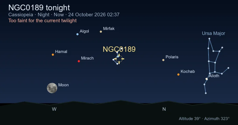 NGC0189 tonight