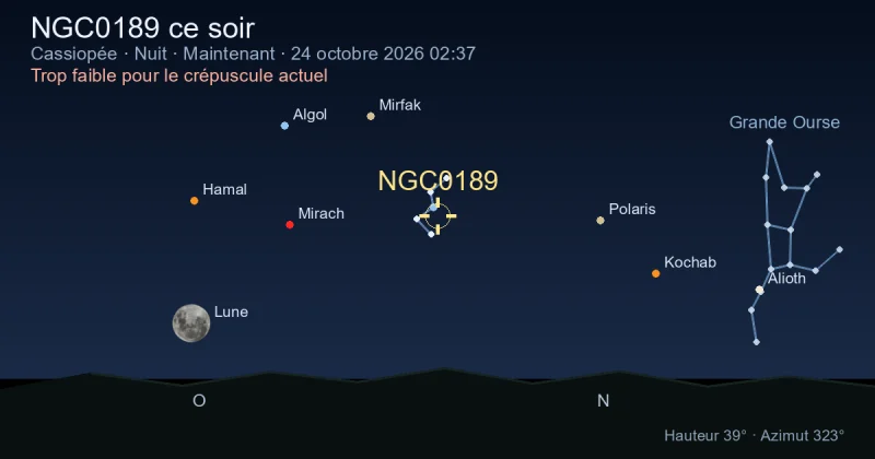 NGC0189 ce soir