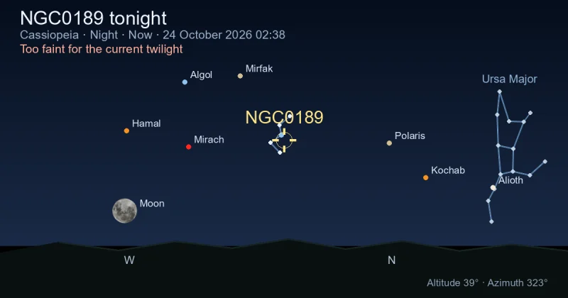NGC0189 tonight