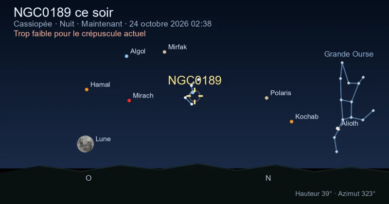 NGC0189 ce soir