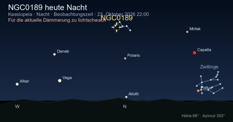 NGC0189 heute Nacht