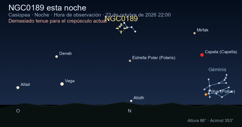 NGC0189 esta noche